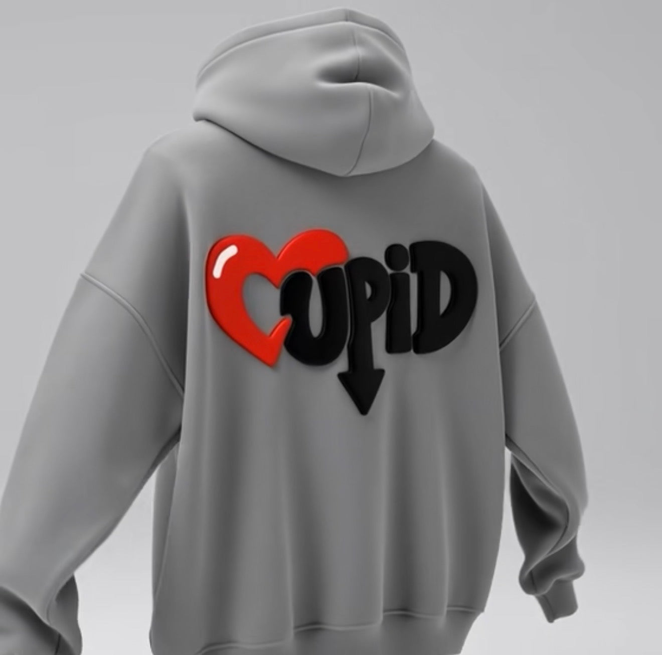 Cupid Grey Hoodie No.1